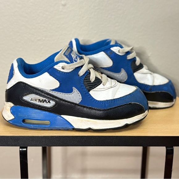 Nike Air Max Kids Sneakers - Blue, White, Black - Picture 5 of 16